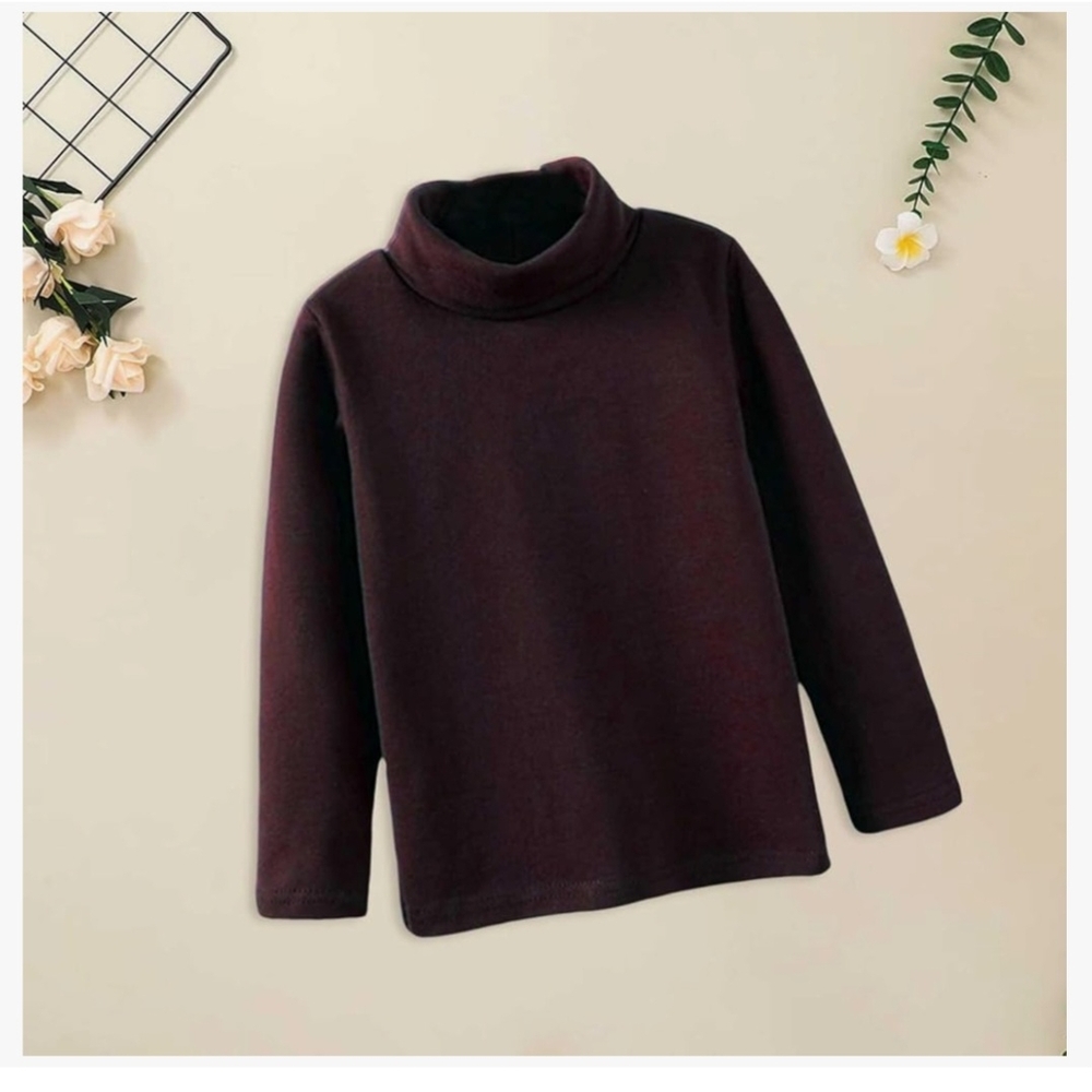 Kids Long Sleeve Tee - Maroon